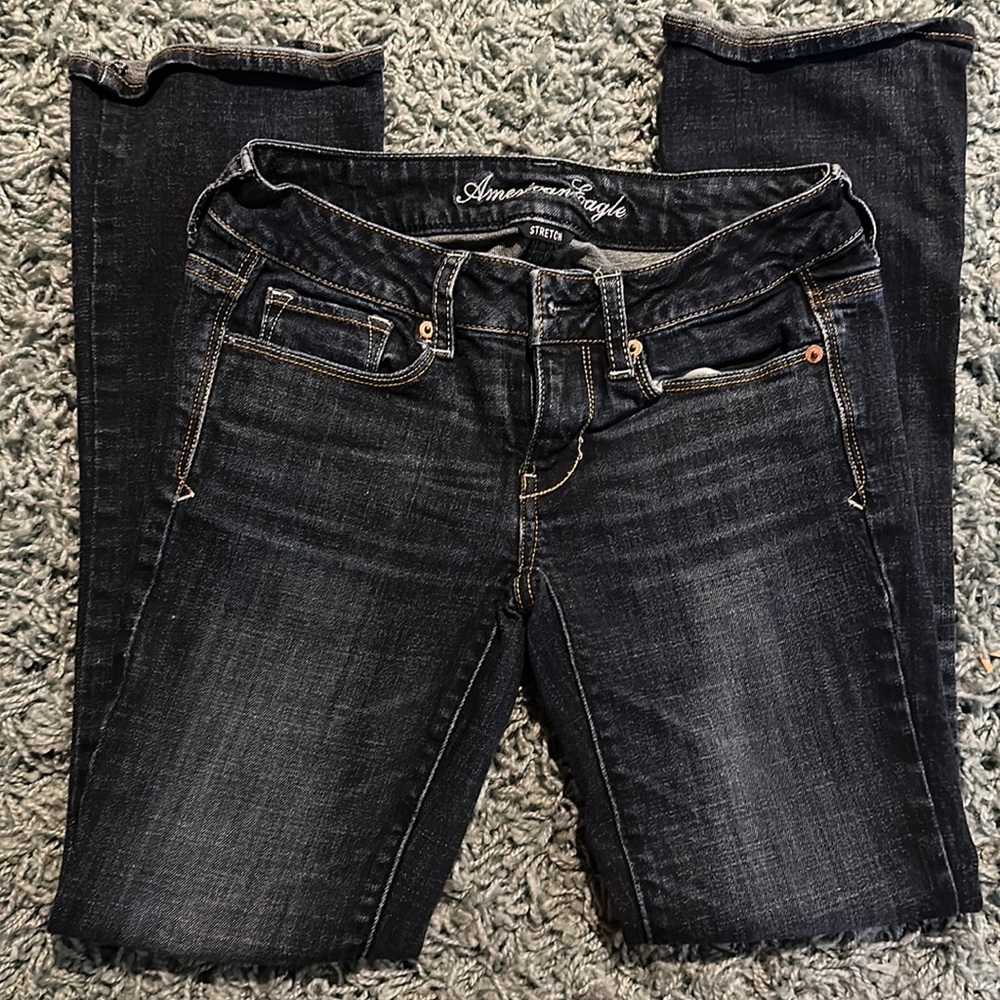 American Eagle stretch skinny kick jeans size 2
